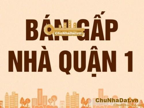 Read more about the article Bán gấp nhà mặt tiền Cô Giang, Đề Thám Quận 1, 62m2, 4 lầu mới. Giá 17.7 tỷ